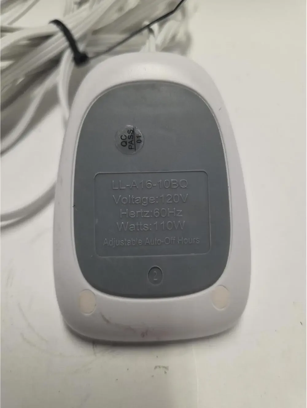 Brookstone LL-A16-10BQ 10BQ Remote Control Power Cord Heated Electric Blanket